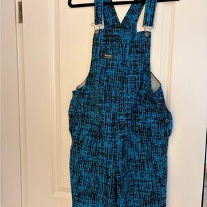 Wildfang Patterned Overalls - Women’s Medium